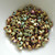 10 Grams - 4x7mm Long Magatama - Matte Metallic Khaki Iris - Miyuki - No. 2035