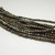 100 Beads - Fire Polished Faceted 2mm Matte Brown Iris - Czech Glass