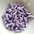 30 Beads - Bridge 3x12mm Suede Purple 3-Hole Czech Glass