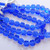 8mm Flat Daisy Shaped (25 Beads) Czech Pressed Glass Beads (Sapphire)