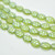 8x12mm Oval Olivine Peacock Spot AB, 10 Beads, Pressed Czech Glass