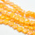8mm Star, Orange Luster, 25 Beads, Czech Glass