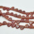 9mm Triangle, Flag Shape, Umber White, 24 Beads, Pressed Czech Glass