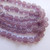 8mm Flat Daisy Shaped (25 Beads) Czech Pressed Glass Beads (Milky Lilac)