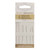 Beading Needle Assorted #10, #12, Big Eye, Twisted - 6 on Card