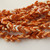 Chevron Duo (30 Beads) Chalk Full Apricot 10x4mm 2-hole Czech Glass
