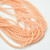 100 Beads - 2mm Druk - Sueded Gold Milky Pink - Czech Glass Rounds