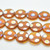 14mm Coin, Matte Topaz AB Dot, 15 Beads, Czech Glass