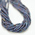100 Beads - 2mm Druk - Matte Blue Iris - Czech Glass Rounds