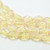 10x14mm Dimpled Egg, Jonquil and Rosaline, 10 Beads, CzechGlass