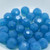 4 Beads - Caribbean Blue Opal - 8mm Round Swarovski 5000 Crystal Beads