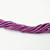 100 Beads - 2mm Druk -Sueded Gold Fuchsia Red - Czech Glass Rounds