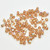 Preciosa 4mm Bicone Machine Cut Crystal Light Colorado Topaz AB (24 Beads)