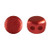 Kalos® par Puca® (50 beads) 2-Hole 4x3mm Drum Shape - Red Metallic Matte - Czech Glass