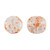 Kalos® par Puca® (50 beads) 2-Hole 4x3mm Drum Shape - Opaque White Tweedy - Czech Glass