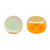 Kalos® par Puca® (50 beads) 2-Hole 4x3mm Drum Shape - Frost Tangerine AB - Czech Glass