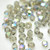 Preciosa 3mm Bicone Machine Cut Crystal Black Diamond AB (24 Beads)