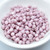 Kalos® par Puca® (50 beads) 2-Hole 4x3mm Drum Shape - Opaque Light Rose Ceramic Look - Czech Glass
