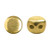 Kalos® par Puca® (50 beads) 2-Hole 4x3mm Drum Shape - Full Dorado Gold - Czech Glass
