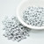 Wave 3x7mm Bead, Matte Metallic Aluminum, 5 Grams - Czech Glass Beads