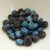 Shelly™ Shells (20 Beads) Jet Matte Azuro, 8mm 2-hole Czech Glass