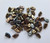 Prong Beads Matte Metallic Leather 5 grams Czech Glass Bead