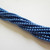 100 Beads - 4mm Druk Saturated Metallic Navy Peony Czech Glass Rounds