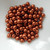 4mm Druk Rounds (100 beads) Matte Metallic Copper Czech Glass