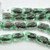 8x12mm Twisted Barrel, Green Amethyst, 10 Beads, Czech Glass