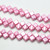 Silky Beads 6mm Pastel Pink, 40 Beads Czech Glass