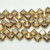 Silky Beads 6mm AlexandriteTravertin, 40 Beads Czech Glass