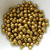 4mm Druk Rounds (100 beads) Matte Metallic Olive Gold Czech Glass