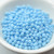 100 Beads - 3mm Druk Bondeli Blue Raspberry, Czech Glass Rounds