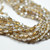 50 Beads - 5x3mm Pinch Smoky Topaz Luster Czech Glass