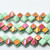 Silky Beads 6mm Mint Green Sliperit, 40 Beads Czech Glass