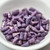 30 Beads - 5x8mm Vexolo® 2-Hole Chalk Purple Vega Czech Glass