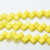 Silky Beads 6mm Opaque Yellow, 40 Beads Czech Glass