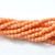 100 Beads - 2mm Round - Pacifica Tangerine - Czech Glass Rounds