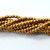 100 Beads - 2mm Round - Matte Antique Gold - Czech Glass Rounds