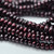 4x6mm Potato Glass Pearl Burgundy Wine, 50 Beads Czech Glass