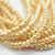 4x6mm Potato Glass Pearl Cream, 50 Beads Czech Glass
