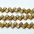 Silky Beads 6mm Table Cut Opaque Gray Picasso, 20 Beads Czech Glass