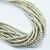 100 Beads - 3mm Druk Sueded Gold Cloud Dream Czech Glass Rounds