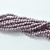 100 Beads - 2mm Round - Sueded Gold Blackened Pearl - Czech Glass