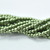 100 Beads - 2mm Round - Saturated Metallic Greenery - Czech Glass