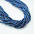 100 Beads - 3mm Druk Blue Iris Czech Glass Rounds