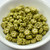 6mm Flat Daisy Opaque Green Gold Inlay, 25 Beads Czech Glass