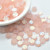 6mm Flat Daisy Matte Rosaline AB, 25 Beads Czech Glass
