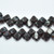 Silky Beads 6mm Table Cut Dark Amethyst Picasso, 20 Beads Czech Glass
