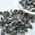7x5mm Bell Flower Cup Crystal Vitrail, 25 Beads Czech Glass